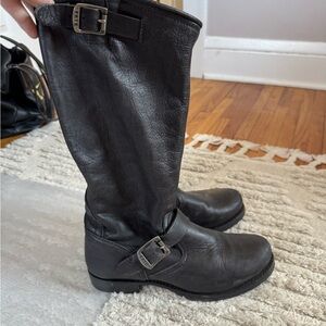 Frye Veronica Black Leather Women's Boots